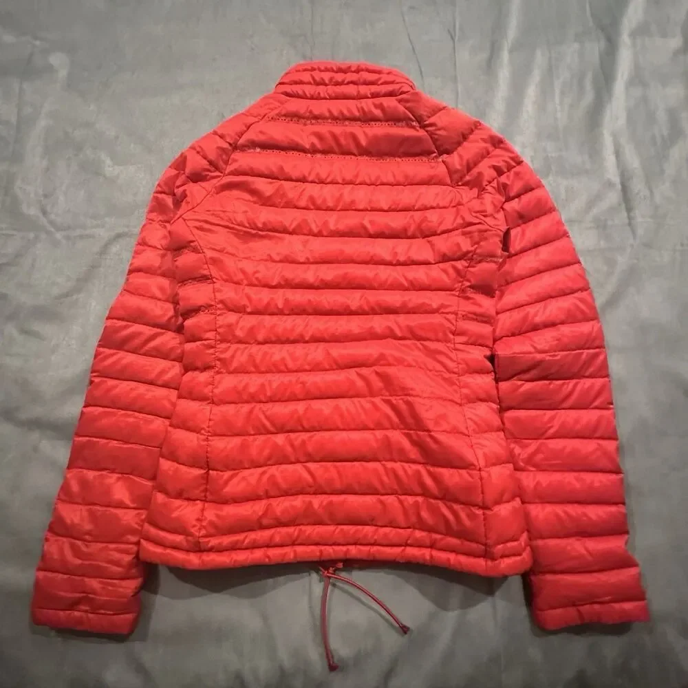 Nike Aeroloft 800 Summit Puffer Jacket Womens Small Goose Down Red Full Zip